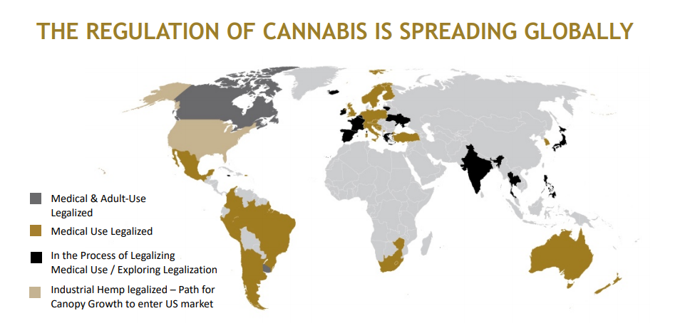 Cannabis is being legalised in more and more countries around the world